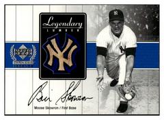 Moose Skowron #MS-LL Baseball Cards 2000 Upper Deck Yankees Legends Legendary Lumber Prices