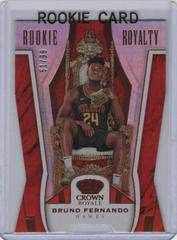 Bruno Fernando #10 Basketball Cards 2019 Panini Crown Royale Rookie Royalty Prices