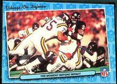 Vikings on Defense [The Moment Before Impact] Football Cards 1986 Fleer Team Action Prices