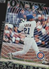 Sammy Sosa Baseball Cards 2000 Stadium Club Onyx Extreme Prices