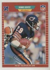 Dennis Gentry Football Cards 1989 Pro Set Prices