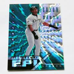 Frank Thomas [Season Emerald] Baseball Cards 1998 Pinnacle Epix Prices