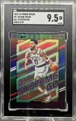 Jayson Tatum [Gold] #2 Basketball Cards 2022 Panini Recon All Systems Go Prices