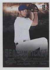 Clayton Kershaw [Season Ticket Autograph] Baseball Cards 2011 Playoff Contenders Prices