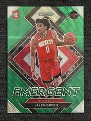 Jalen Green [Green Wave] #15 Basketball Cards 2021 Panini Prizm Emergent Prices