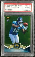 Justin Blackmon #FM-JB Football Cards 2012 Topps Finest Moments Prices