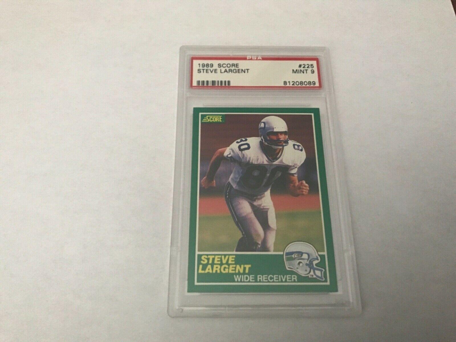 Steve Largent #225 Prices | 1989 Panini Score | Football Cards