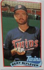 Bert Blyleven #96 Baseball Cards 1989 Topps Ljn Baseball Talk Prices