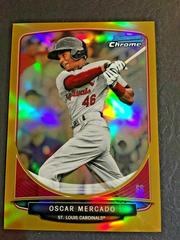 Oscar Mercado [Gold Refractor] #36 Baseball Cards 2013 Bowman Chrome Draft Picks & Prospects Prices