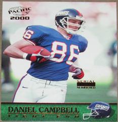 Dan Campbell [Copper] #242 Football Cards 2000 Pacific Prices