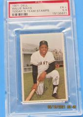 Willie Mays Baseball Cards 1971 Dell Today's Team Stamps Prices