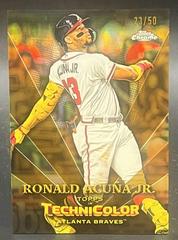 Ronald Acuna Jr. [Gold] #TT-23 Baseball Cards 2023 Topps Chrome in Technicolor Prices