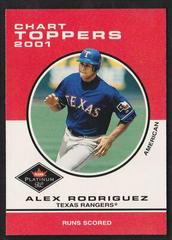 Alex Rodriguez #421 Baseball Cards 2001 Fleer Platinum Prices