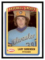 Lary Sorensen #63 Baseball Cards 1990 Swell Greats Prices