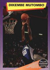Dikembe Mutombo #10 Basketball Cards 1992 Front Row Dream Picks Prices