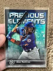 Alex Ramirez #PE-12 Baseball Cards 2023 Bowman Platinum Precious Elements Prices