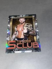 Randy Orton [Orange Refractor] Wrestling Cards 2021 Topps Chrome WWE 5 Timers Club Prices