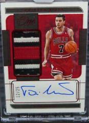 Toni Kukoc [Red] Basketball Cards 2021 Panini One and One Jersey Autographs Prices