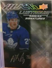 Nick Abruzzese #LS-NA Hockey Cards 2022 SPx UD Black Lustrous Rookie Signatures Prices