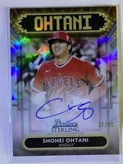 Shohei Ohtani #SSA-SO Baseball Cards 2022 Bowman Sterling Signage Autographs Prices