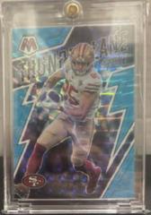George Kittle [Blue Fluorescent] #TL-13 Football Cards 2022 Panini Mosaic Thunder Lane Prices