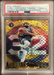 Karl Anthony Towns [Gold Prizm] #33 Basketball Cards 2021 Panini Select Numbers Prices