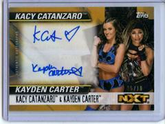 Kacy Catanzaro, Kayden Carter [Gold] Wrestling Cards 2021 Topps WWE NXT Tag Team Autographs Prices