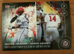Bryce Harper, Chris Heisey #36 Baseball Cards 2016 Topps Now Prices