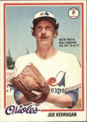 Joe Kerrigan Baseball Cards 1978 O Pee Chee Prices