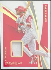 Barry Larkin [Gold] #60 Baseball Cards 2021 Panini Immaculate Collection Prices
