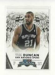 Tim Duncan #34 Basketball Cards 2013 Panini Crusade Prices