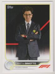 Mattia Binotto #103 Racing Cards 2022 Topps Formula 1 Prices