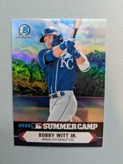 Bobby witt Jr Baseball Cards 2021 Bowman Chrome 2020 Summer Camp Prices