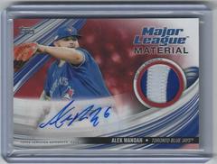 Alek Manoah [Red] #MLMA-AM Baseball Cards 2023 Topps Update Major League Material Autographs Prices