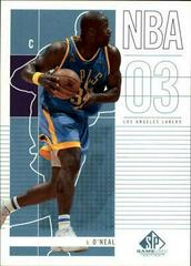 Shaquille O'Neal Basketball Cards 2002 SP Game Used Prices