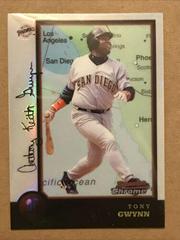 Tony Gwynn [Refractor] #22 Baseball Cards 1998 Bowman Chrome International Prices