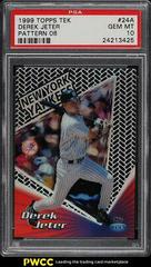 Derek Jeter [Pattern 10] #24A Baseball Cards 1999 Topps Tek Prices