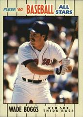 Wade Boggs Baseball Cards 1990 Fleer Baseball All-Stars Prices