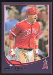 Mike Trout [Purple Border] #338 Baseball Cards 2013 Topps Prices