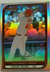 Adam Dunn [Refractor] #25 Baseball Cards 2008 Bowman Chrome Prices
