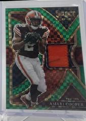 Amari Cooper [Green] #SS-14 Football Cards 2022 Panini Select Swatches Prizm Prices