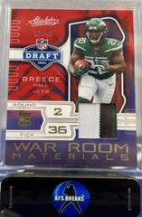 Breece Hall [Gold] Football Cards 2022 Panini Absolute War Room Materials Prices