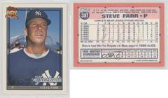 Steve Farr Baseball Cards 1991 Topps Traded Tiffany Prices