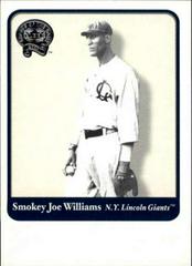 Smokey Joe Williams #134 Baseball Cards 2001 Fleer Greats Prices