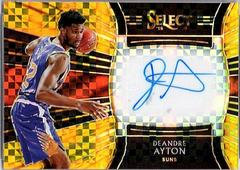 DeAndre Ayton [Gold] Basketball Cards 2018 Panini Select Rookie Signatures Prices