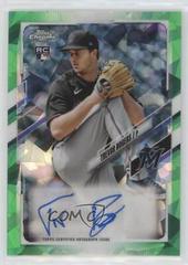 Trevor Rogers [Green] #RA-TR Baseball Cards 2021 Topps Chrome Update Sapphire Rookie Autographs Prices
