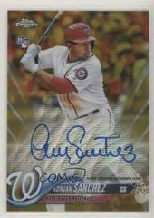 Adrian Sanchez [Gold Wave Refractor] Baseball Cards 2018 Topps Chrome Rookie Autograph Prices