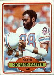 Richard Caster Football Cards 1980 Topps Prices