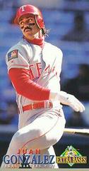 Juan Gonzalez #178 Baseball Cards 1994 Fleer Extra Bases Prices
