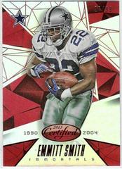 Emmitt Smith [Mirror Red] Football Cards 2015 Panini Certified Prices